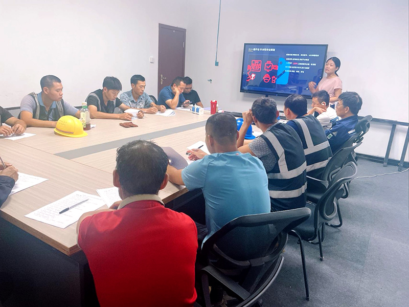 国冶机电开展施工安全专项培训 筑牢工程一线安全防线