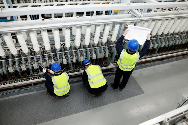 纺织厂生产线设备安装