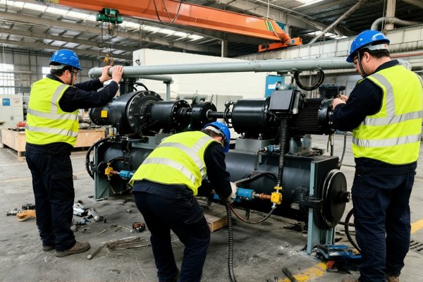 冷水机组中央空调系统安装